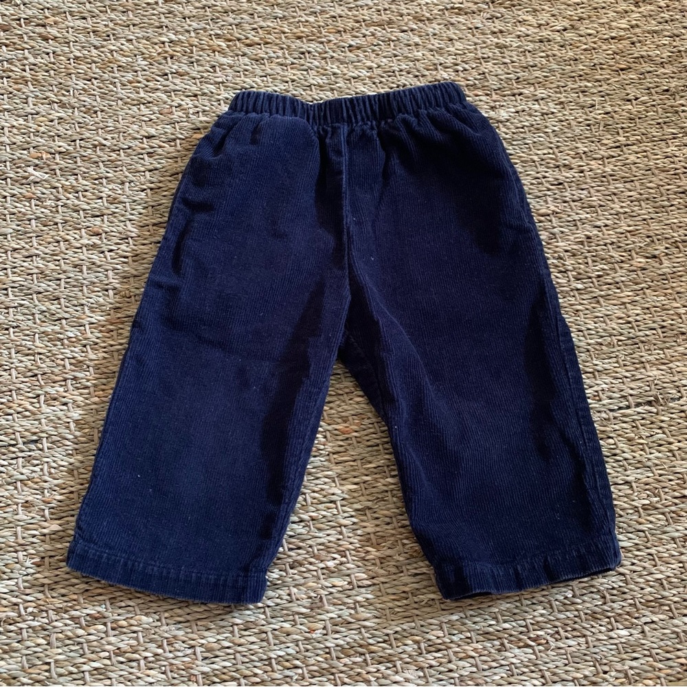 12m Boutique Navy Corduroy Pull On Pants